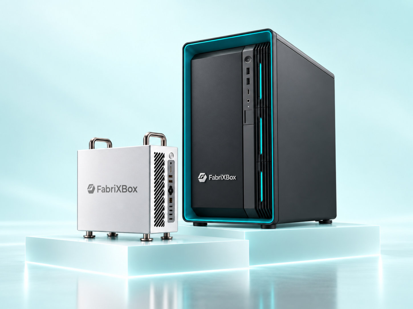 FabriXBox Studio Series appliance with Mac Studio hardware, ready for deployment